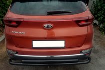 Kia Sportage 2015-2021 Heckschutz AK002-2 Schwarz (Edelstahl) Foto 1