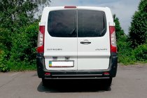 Peugeot Expert 2007-2016 Hinterer Überrollbügel AK-002-Doppel Black (Edelstahl) Foto 3