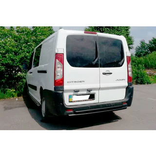 Hinterer Überrollbügel AK-002-Doppel Black (Edelstahl) Peugeot Expert 2007-2016 Foto 1
