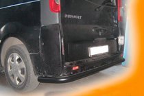 Opel Vivaro 2001–2015 Heckschutz AK005 Schwarz (Edelstahl) Foto 2
