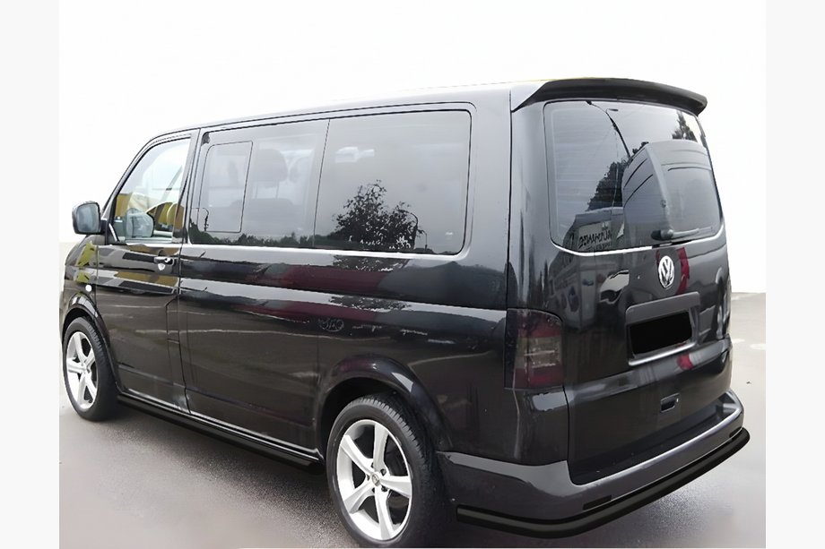 Volkswagen T5 Transporter 2003-2010 Hinterer Eckschutzbügel AK005 Schwarz (Edelstahl) Image