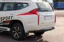 Mitsubishi Pajero Sport 2015- Heckschutz AK005 Schwarz (Edelstahl) Foto 1