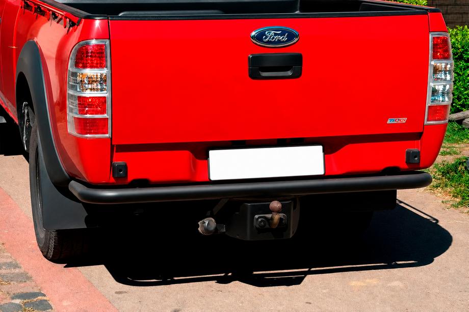 Ford Ranger 2007-2011 Heckschutz AK005 Schwarz (Edelstahl) Image