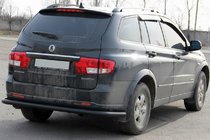 SsangYong Kyron 2005-2014 Heckbügel AK005 Schwarz (Edelstahl) Foto 3