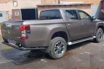Fiat Fullback 2016- Heckschutz AK005 Schwarz (Edelstahl) Foto 4