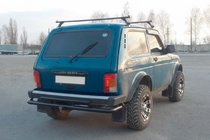 Lada Niva und Urban 1977- Heckbügel AK002 Double Black Foto 3