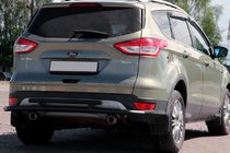 Ford Kuga/Escape 2013-2019 Heckbügel AK002-2 Schwarz (Edelstahl) Foto 3
