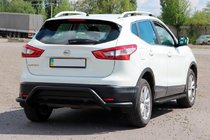 Nissan Qashqai 2014-2021 Heckbügel AK007-Plus Schwarz (Edelstahl) Foto 3