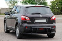 Nissan Qashqai 2007-2010 Heckbügel AK011 Schwarz (Edelstahl) Foto 3