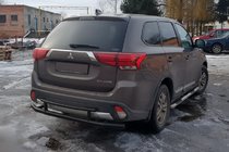 Mitsubishi Outlander 2012-2021 Heckbügel AK004-2 Schwarz (Edelstahl) Foto 3