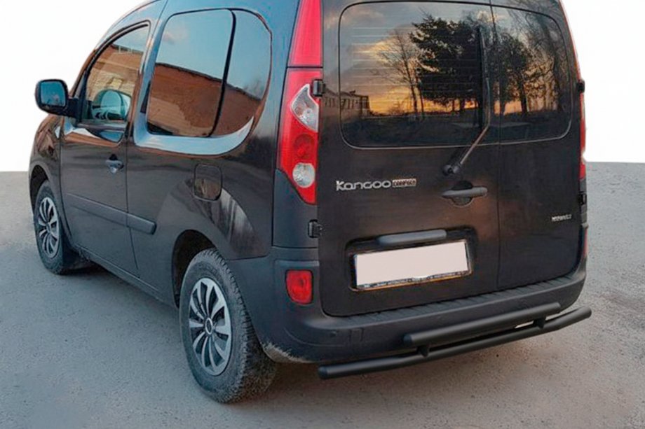 Renault Kangoo 2008–2020 Heckbügel AK002-2 Schwarz (Edelstahl) Image