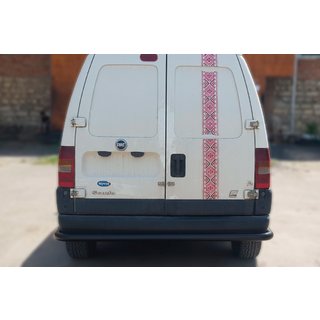 Heckschutz AK005 Schwarz (Edelstahl) Fiat Scudo 1996-2007 Foto 1
