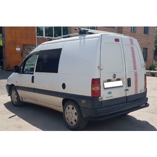 Heckschutz AK005 Schwarz (Edelstahl) Fiat Scudo 1996-2007 Foto 2
