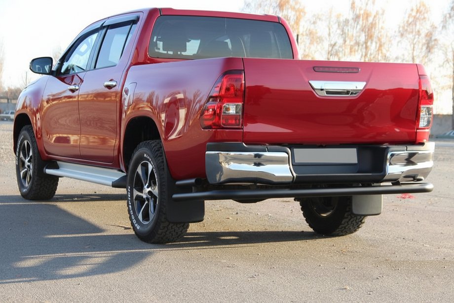 Toyota Hilux 2015- Hinterer Überrollbügel AK005-2 Schwarz (Edelstahl) Image