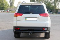 Mitsubishi Pajero Sport 2008-2015 Hinterer Schutz AK003-Special Black (2 Stk., Edelstahl) Foto 2