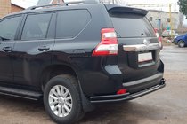 Toyota Land Cruiser Prado 150 2009-2023 Hinterer Überrollbügel AK005-2 Schwarz (Edelstahl) Foto 3