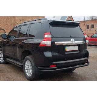 Hinterer Überrollbügel AK005-2 Schwarz (Edelstahl) Toyota Land Cruiser Prado 150 2009-2023 Foto 1