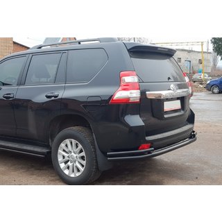 Hinterer Überrollbügel AK005-2 Schwarz (Edelstahl) Toyota Land Cruiser Prado 150 2009-2023 Foto 3