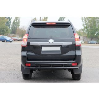 Hinterer Überrollbügel AK002-2v2 Schwarz (Edelstahl) Toyota Land Cruiser Prado 150 2009-2023 Foto 2
