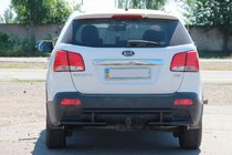 Kia Sorento II XM 2009-2014 Heckbügel AK002-2 Schwarz (Edelstahl) Foto 3
