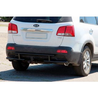 Heckbügel AK002-2 Schwarz (Edelstahl) Kia Sorento II XM 2009-2014 Foto 1
