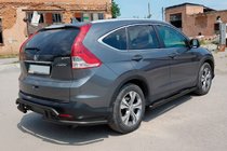 Honda CRV 2012-2016 Heckbügel AK003-21 Schwarz (Edelstahl) Foto 5