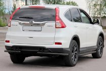 Honda CRV 2012-2016 Heckbügel AK003-21 Schwarz (Edelstahl) Foto 3