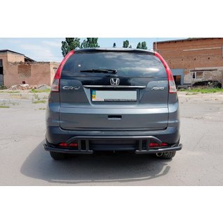 Heckbügel AK003-21 Schwarz (Edelstahl) Honda CRV 2012-2016 Foto 4