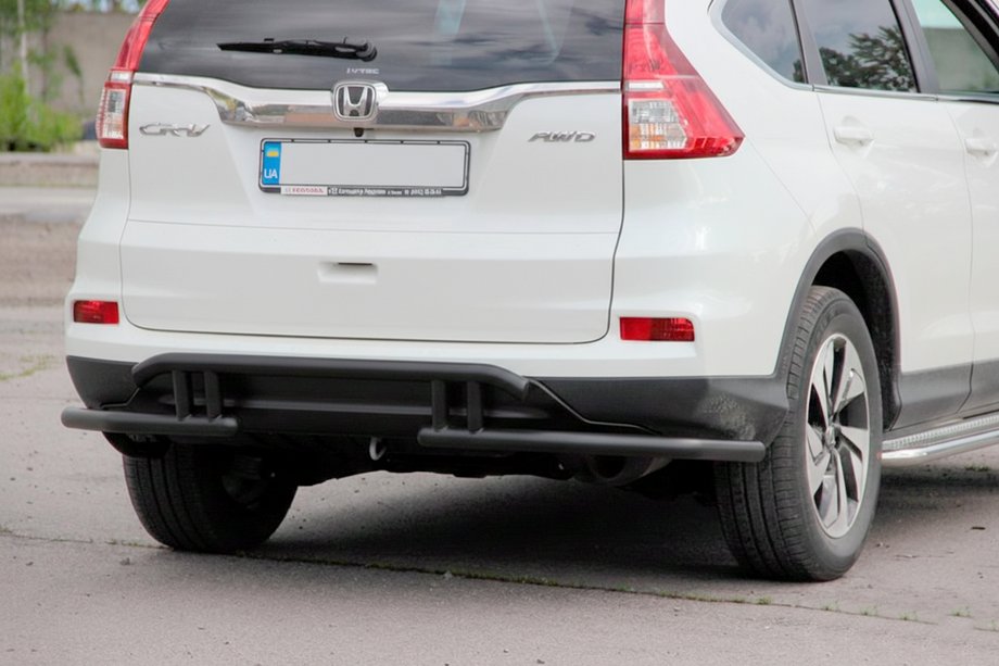 Honda CRV 2012-2016 Heckbügel AK003-21 Schwarz (Edelstahl) Image