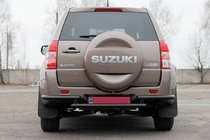 Suzuki Grand Vitara 2005-2017 Heckschutz AK003-2 Schwarz (Edelstahl) Foto 1
