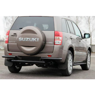 Heckschutz AK003-2 Schwarz (Edelstahl) Suzuki Grand Vitara 2005-2017 Foto 2