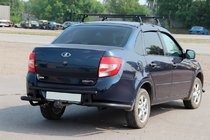 Lada Granta 2011- Heckbügel AK003-2 Schwarz Foto 4