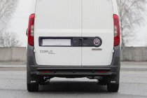 Fiat Doblo II 2010-2022 Hinterer Überrollbügel AK002/1-Doppel Black (Edelstahl) Foto 2