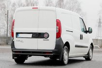 Fiat Doblo II 2010-2022 Hinterer Überrollbügel AK002/1-Doppel Black (Edelstahl) Foto 3