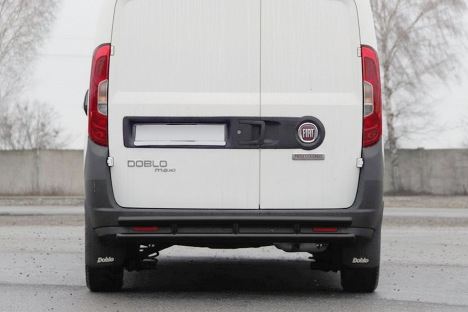 Opel Combo 2012-2018 Hinterer Überrollbügel AK002/1-Doppel Black (Edelstahl) Image