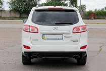 Hyundai Santa Fe 2 2006-2012 Heckbügel AK002-2 Schwarz (Edelstahl) Foto 1