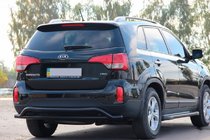 Kia Sorento II XM 2009-2014 Heckbügel AK007-2 Schwarz (Edelstahl) Foto 1