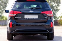 Kia Sorento II XM 2009-2014 Heckbügel AK007-2 Schwarz (Edelstahl) Foto 2