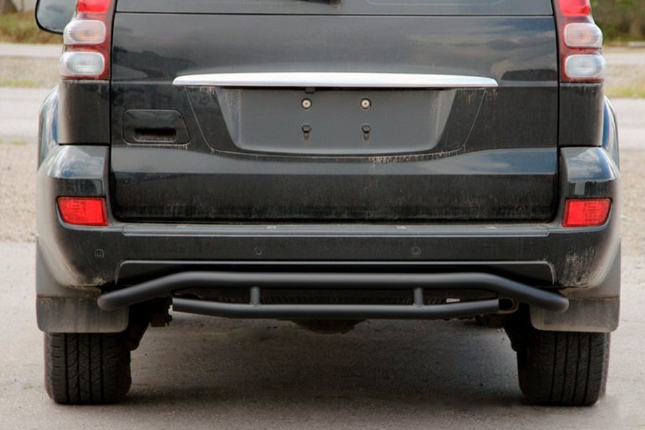 Toyota Land Cruiser Prado 120 2002-2009 Heckschutz AK008-1 Schwarz Foto 1