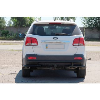 Heckbügel AK003-2 Schwarz (Edelstahl) Kia Sorento II XM 2009-2014 Foto 4