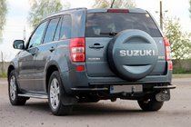 Suzuki Grand Vitara 2005-2017 Heckschutz AK005-3 Schwarz (Edelstahl) Foto 1