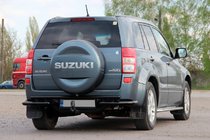 Suzuki Grand Vitara 2005-2017 Heckschutz AK005-3 Schwarz (Edelstahl) Foto 3