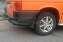 Volkswagen T4 Transporter 1990-2003 Heckbügel AK003-2 Schwarz (Edelstahl) Foto 2