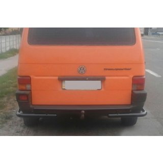 Heckbügel AK003-2 Schwarz (Edelstahl) Volkswagen T4 Caravelle/Multivan 1990–2003 Foto 1