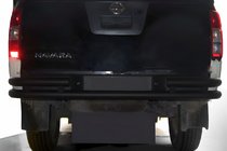 Nissan Navara 2006-2015 Heckschutz AK005-3 Schwarz (Edelstahl) Foto 1