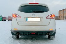 Nissan Murano 2008-2014 Hinterer Überrollbügel AK Black (Edelstahl) Foto 3