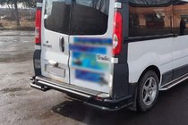 Opel Vivaro 2001–2015 Heckschutz AK-Special Black (Edelstahl) Foto 7