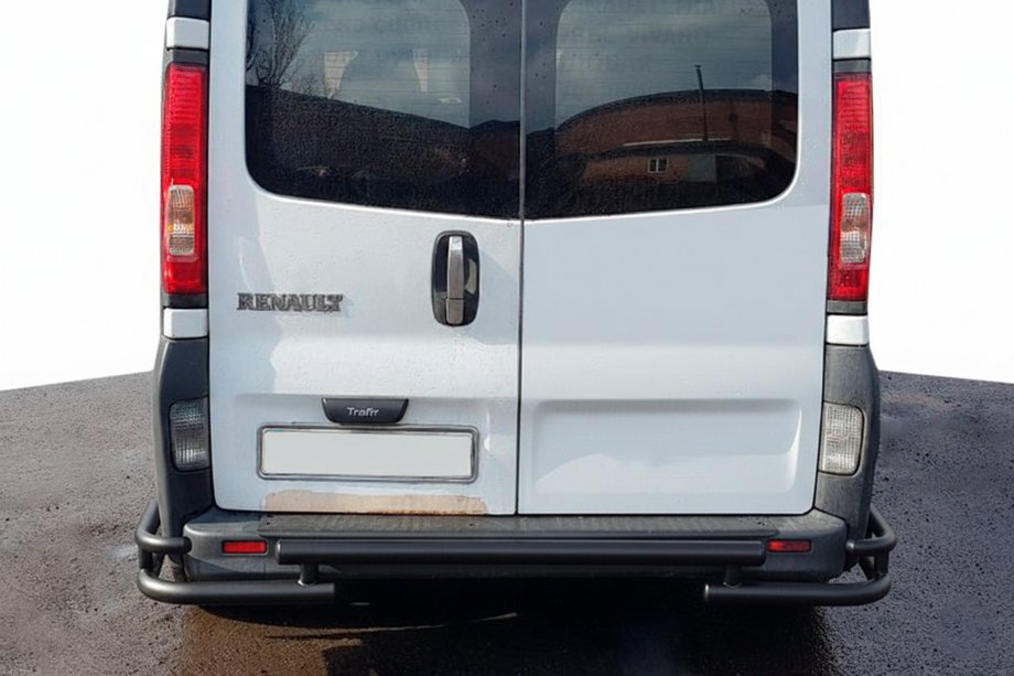 Opel Vivaro 2001–2015 Heckschutz AK-Special Black (Edelstahl) Image