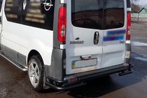 Renault Trafic 2001–2015 Heckschutz AK-Special Black (Edelstahl) Foto 1