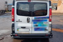 Renault Trafic 2001–2015 Heckschutz AK-Special Black (Edelstahl) Foto 2